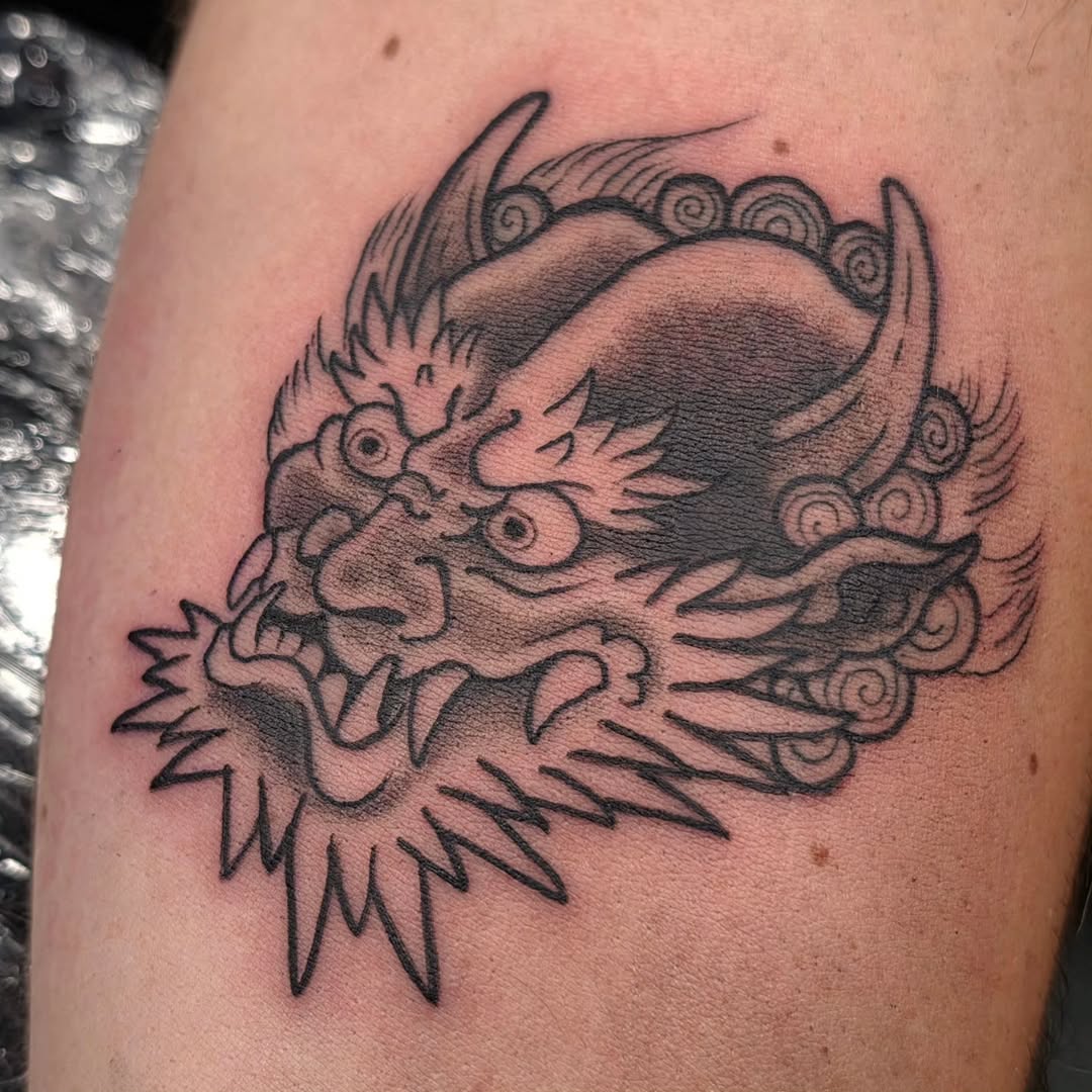 Tattoo by @juanes_lopez06 β japanese_irezumi, black_and_grey