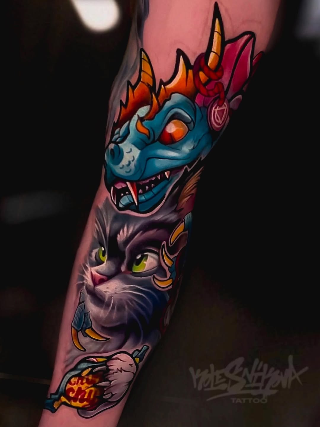 Tattoo by @kolesnikova.tattoo — new_school, realism