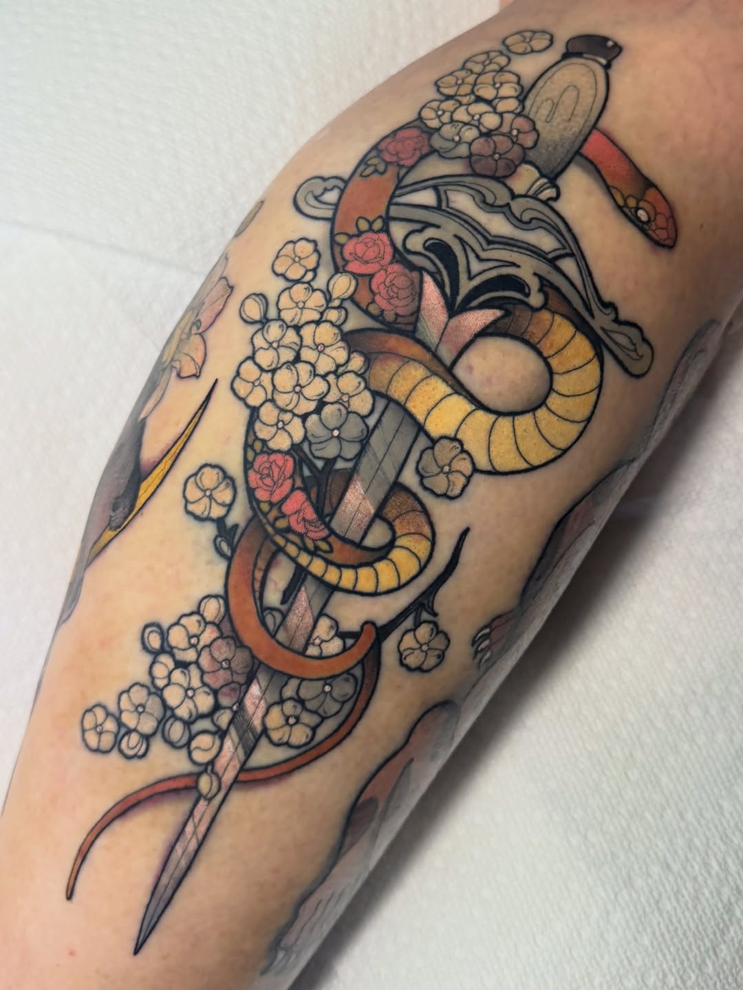 Tattoo by @white.trash.flash โ illustrative, japanese_irezumi