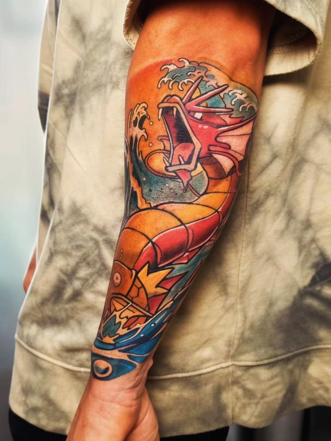 Tattoo by @andrea_osella_tattoo — new_school, anime