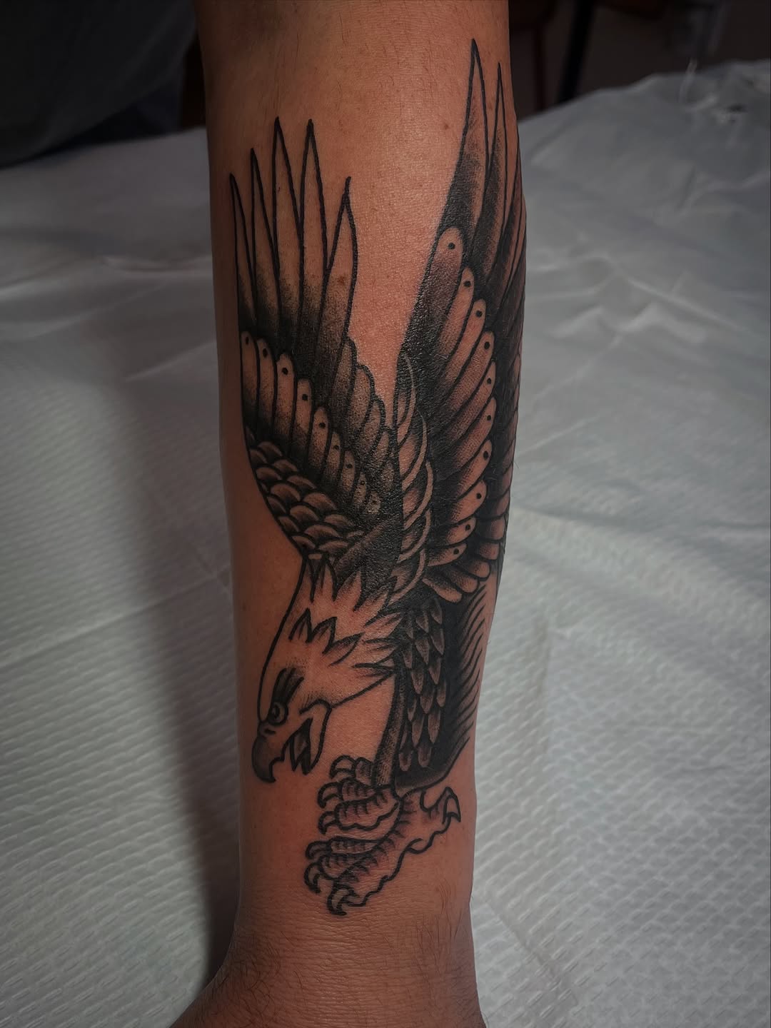 Tattoo by @jcridlin.tattoo — american_traditional, black_and_grey