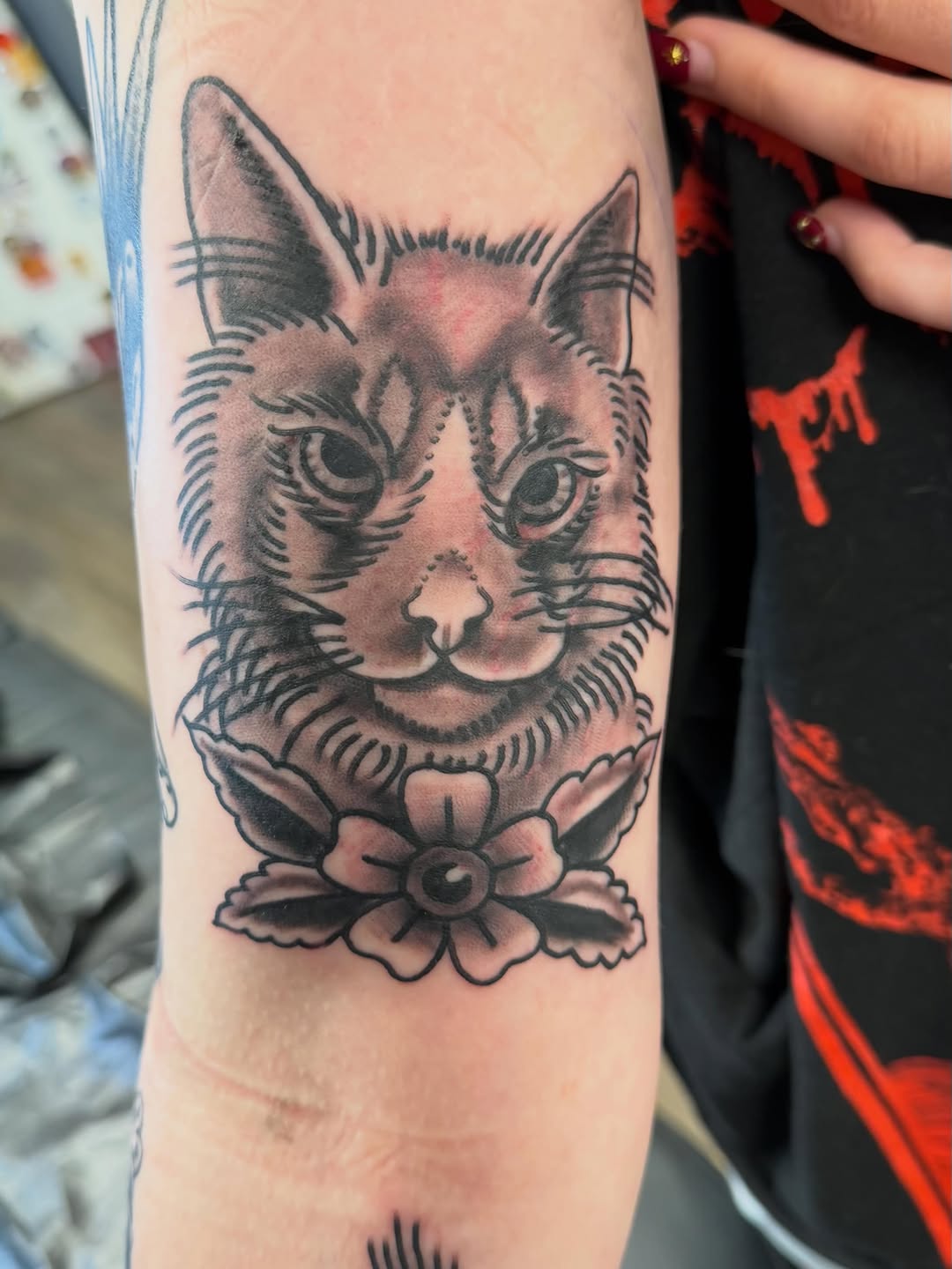 Tattoo by @timjewelltattooer — american_traditional, black_and_grey
