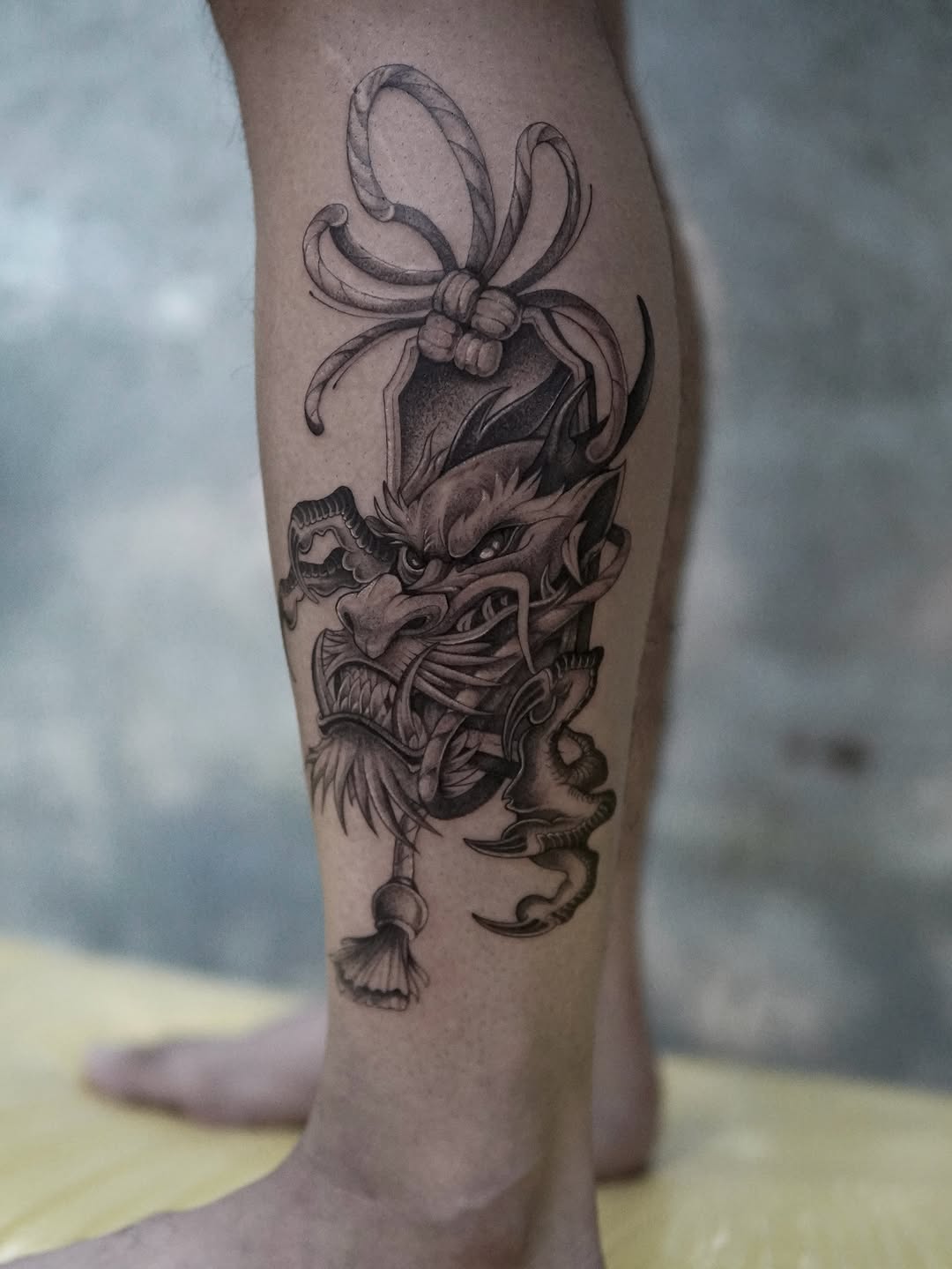 Tattoo by @arhem_tattoo — japanese_irezumi, black_and_grey