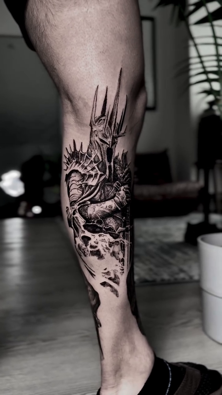 Tattoo by @bwk.darkart — dark_realism