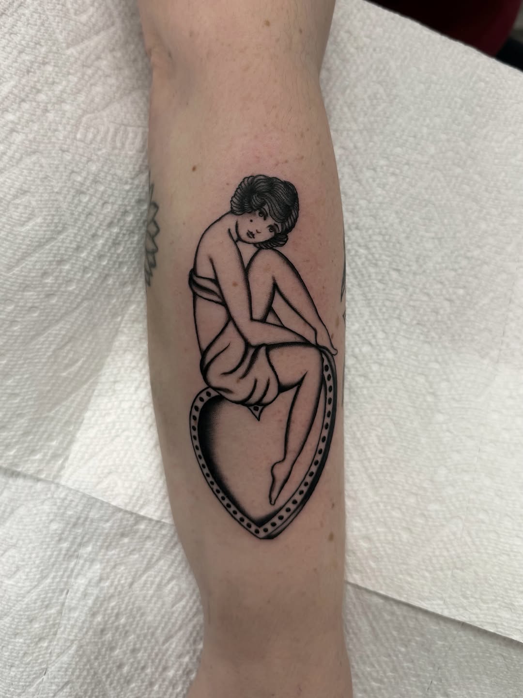Tattoo by @nicholasleetattoo — american_traditional, black_and_grey