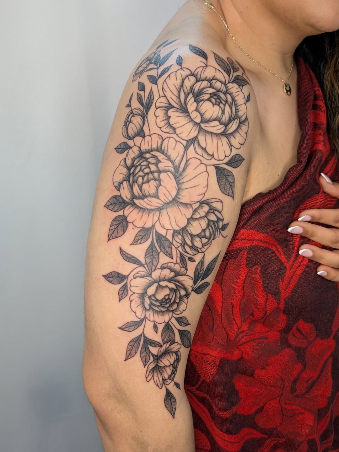 Tattoo by @kamakaasi_ink — illustrative, black_and_grey