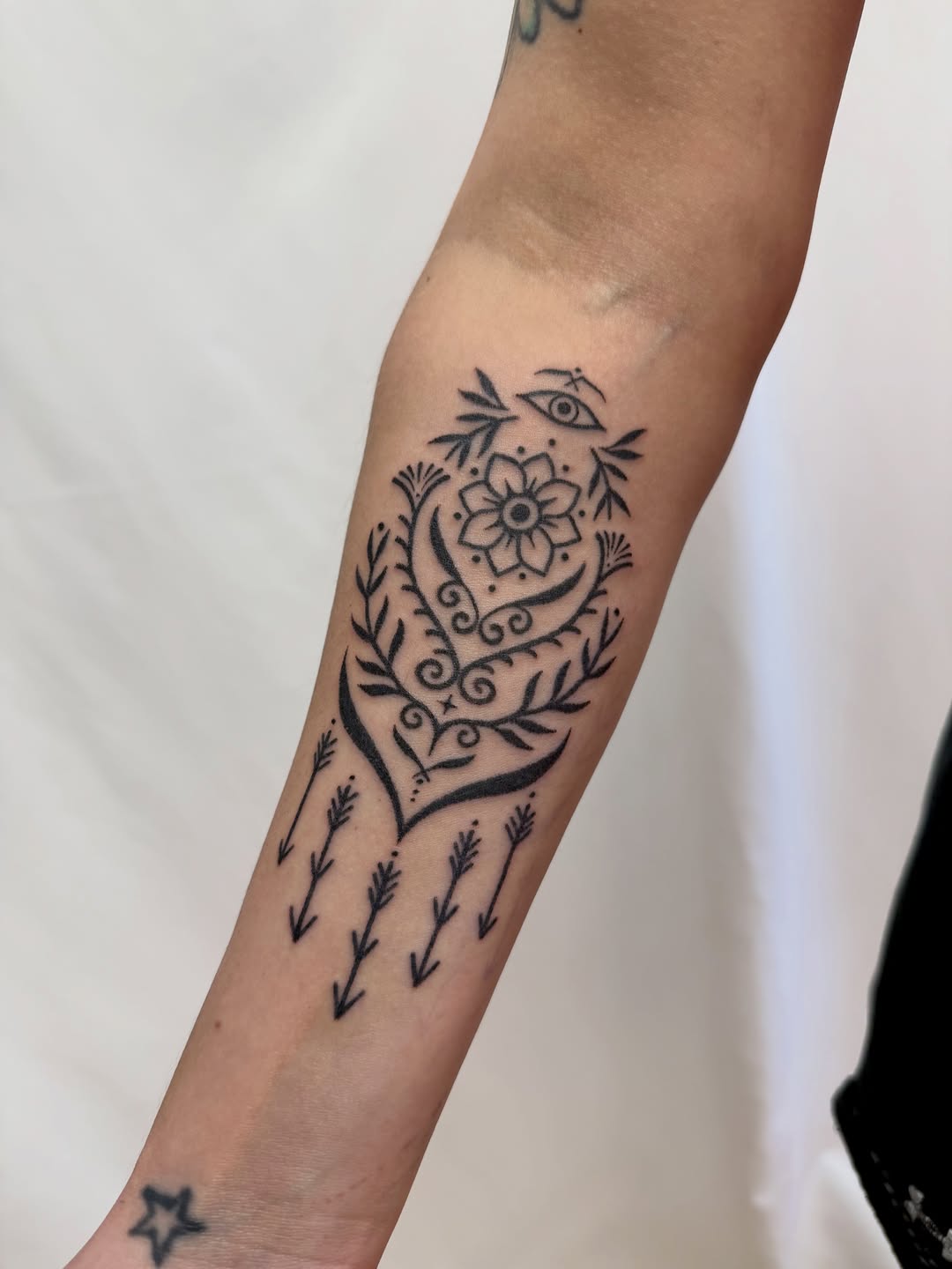 Tattoo by @lefthandpoke โ dotwork
