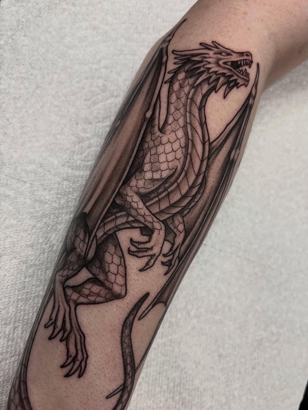 Tattoo by @corn.on.the.jacob — black_and_grey, realism