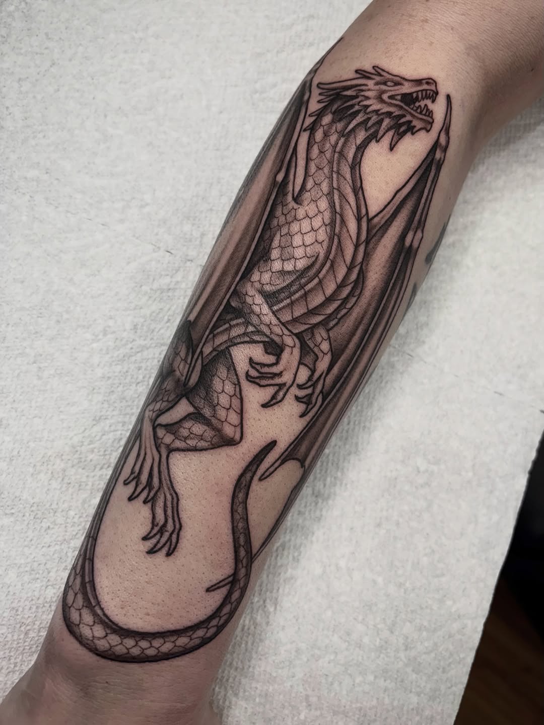 Tattoo by @corn.on.the.jacob — black_and_grey, realism