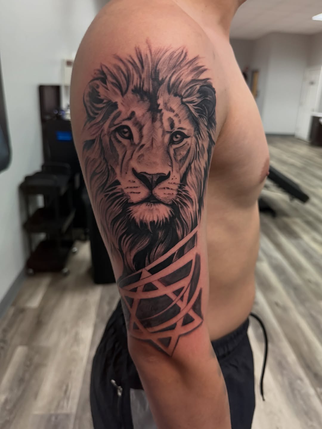 Tattoo by @inkedbysam — realism, black_and_grey