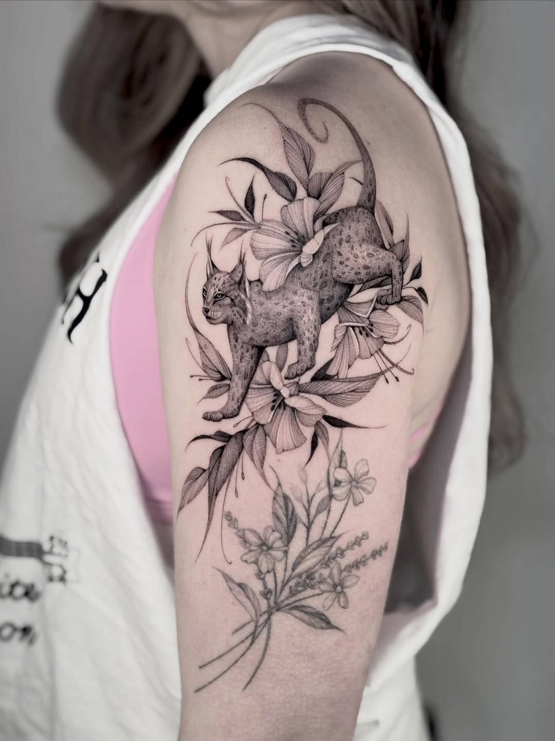 Tattoo by @brittnaami β black_and_grey, illustrative
