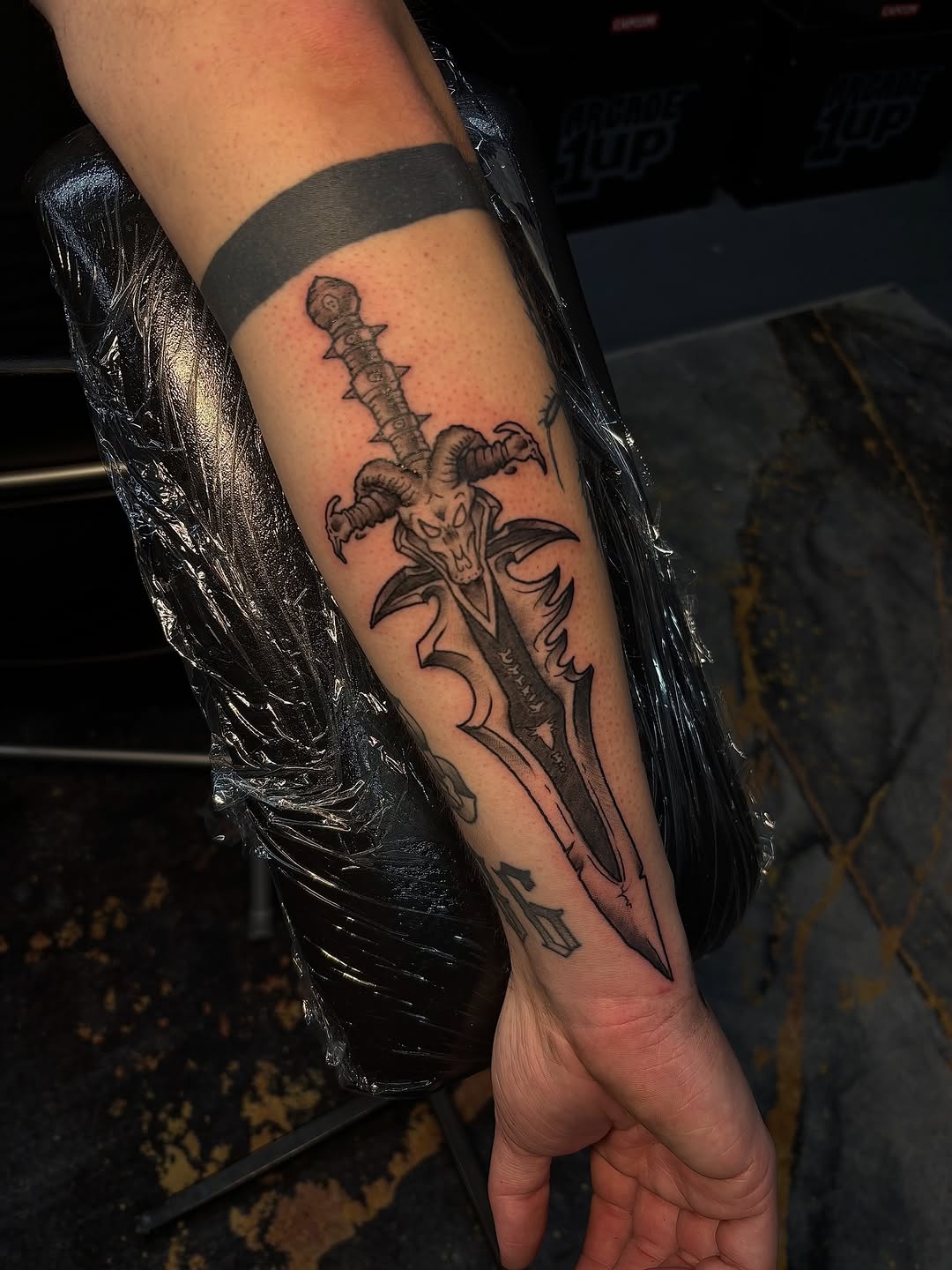 Tattoo by @shipcartel — black_and_grey