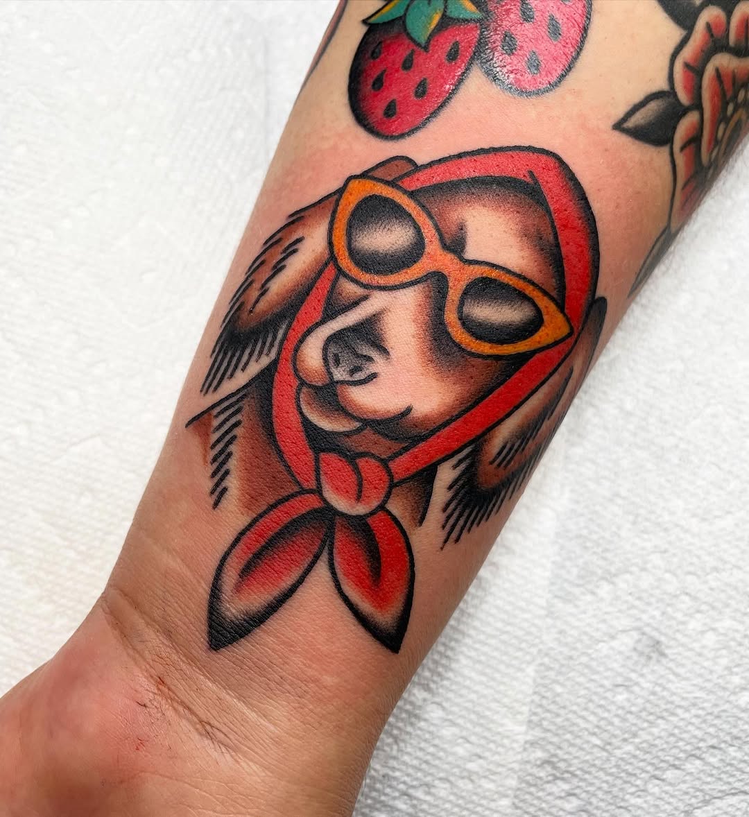Tattoo by @katbarrieau — american_traditional, illustrative
