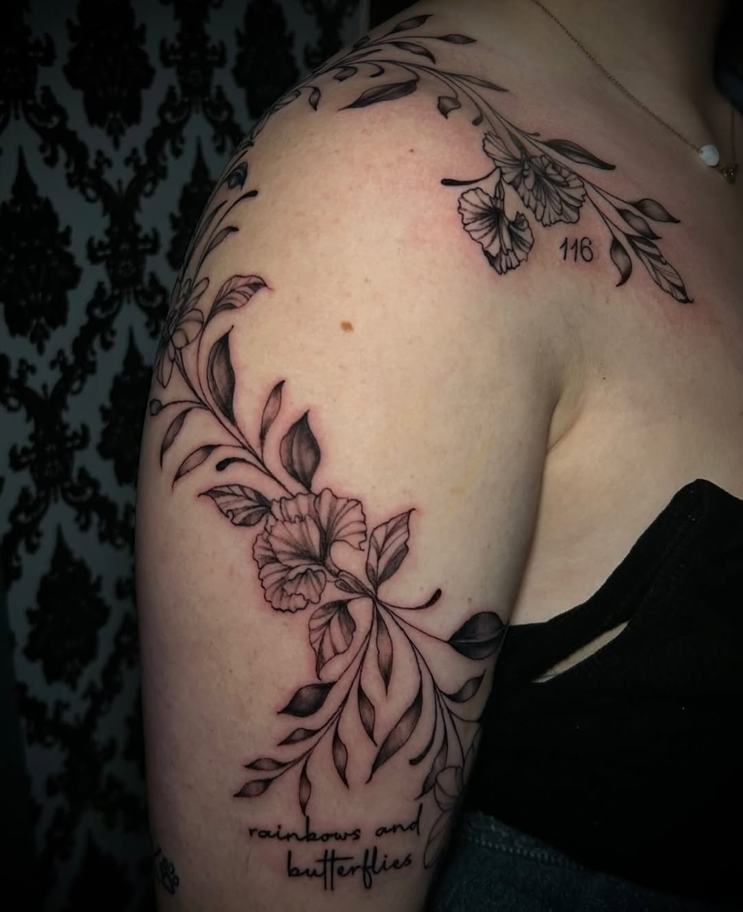 Tattoo by @amry.tattoos โ fine_line, lettering_script