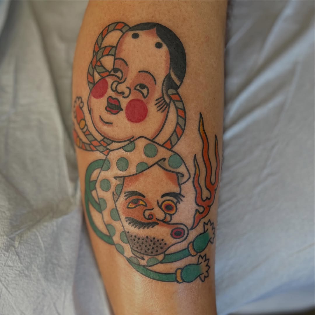 Tattoo by @m_montoya — american_traditional, illustrative