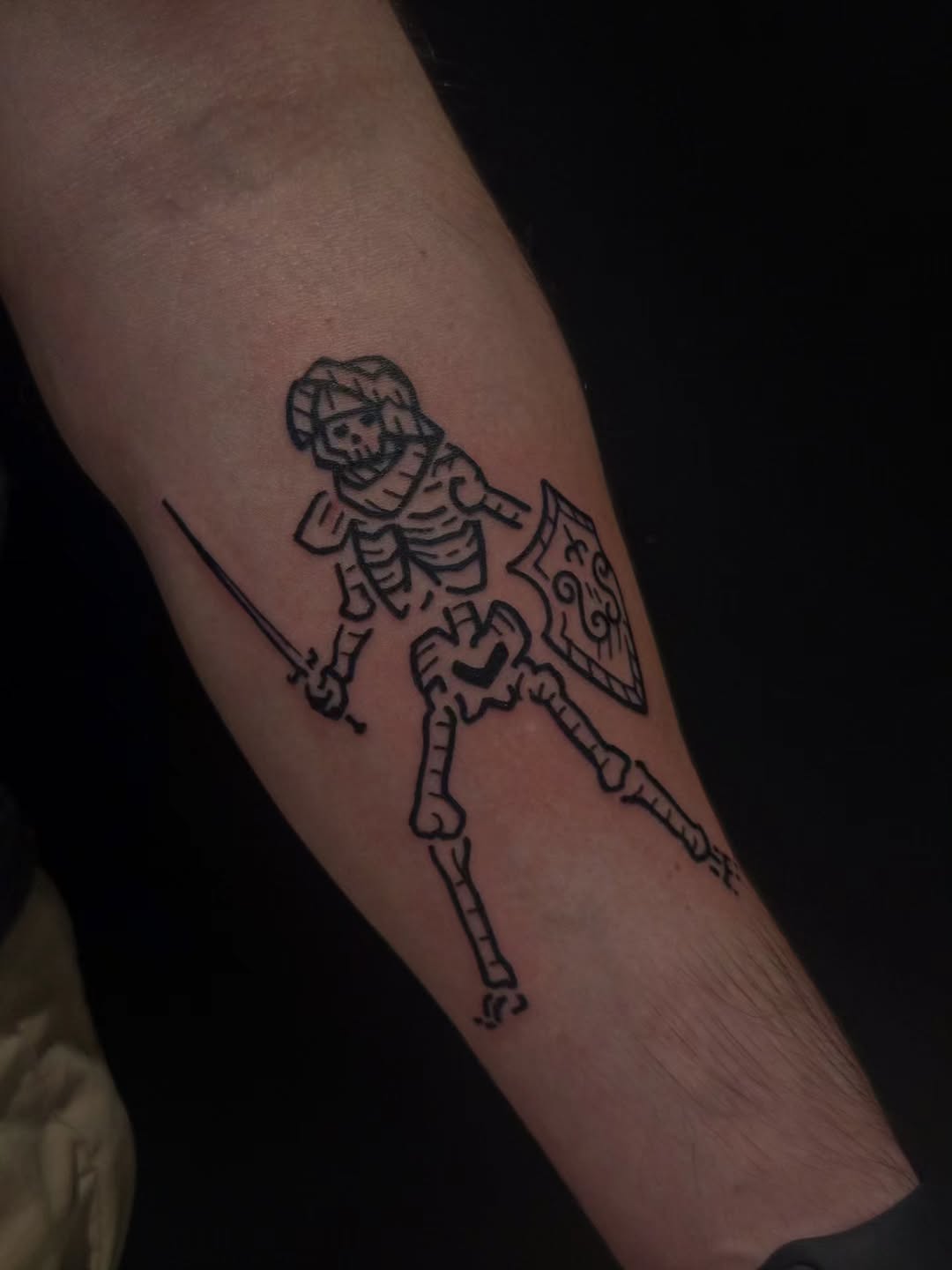 Tattoo by @ashleyblyght — illustrative, sketch