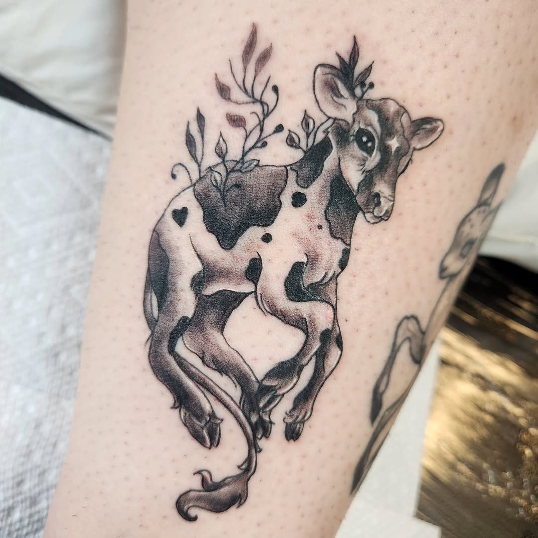 Tattoo by @heatherstevenstattoo โ black_and_grey