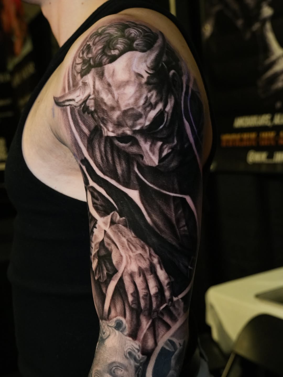 Tattoo by @nik__ink โ realism, black_and_grey