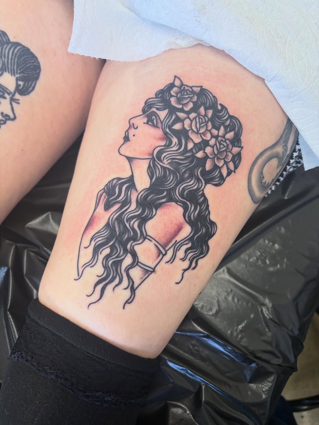Tattoo by @crust_king — neo_traditional, black_and_grey