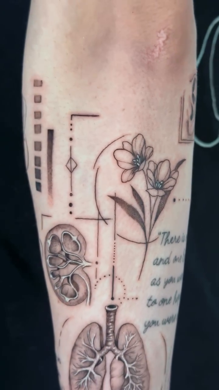 Tattoo by @artisticxcyn — illustrative, fine_line