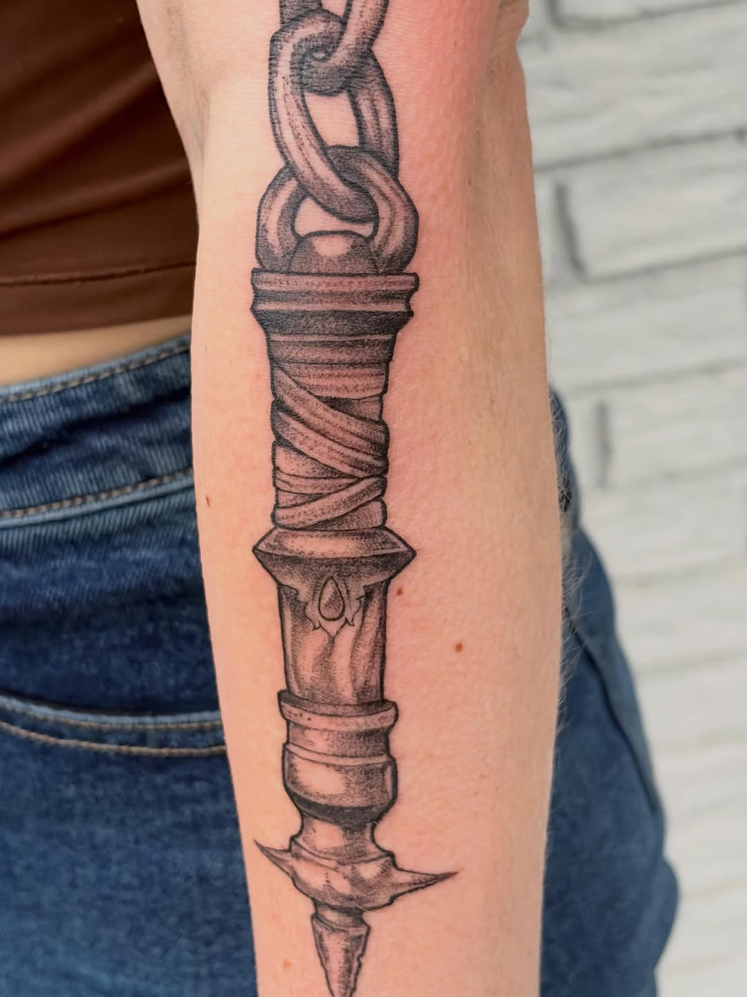 Tattoo by @keybone.tattoo — black_and_grey, illustrative