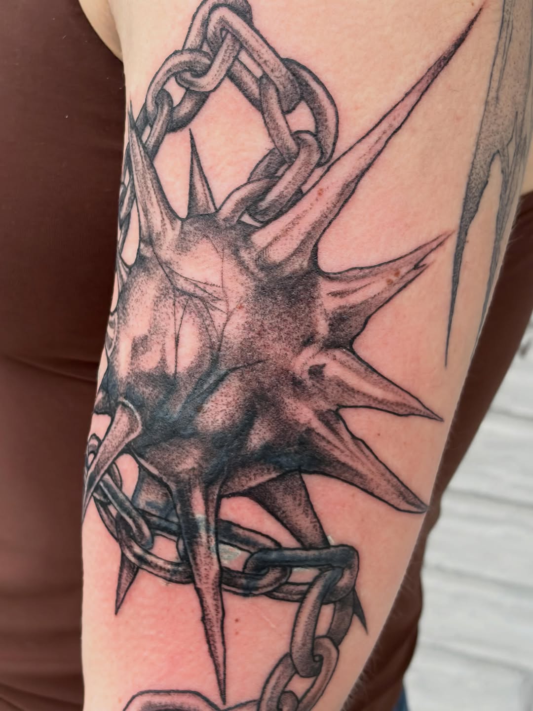 Tattoo by @keybone.tattoo — blackwork, illustrative