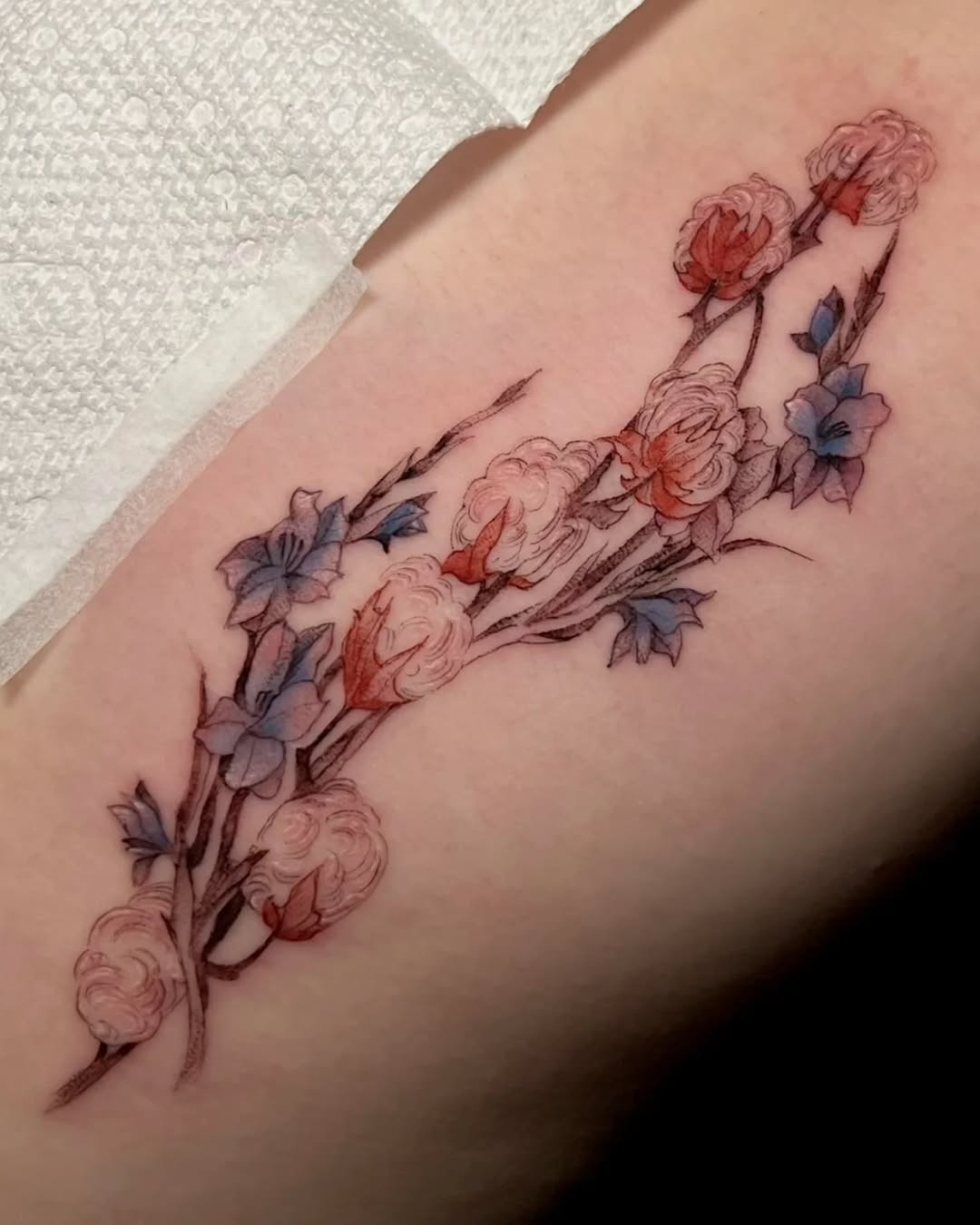 Tattoo by @the_last_centra — fine_line, watercolor