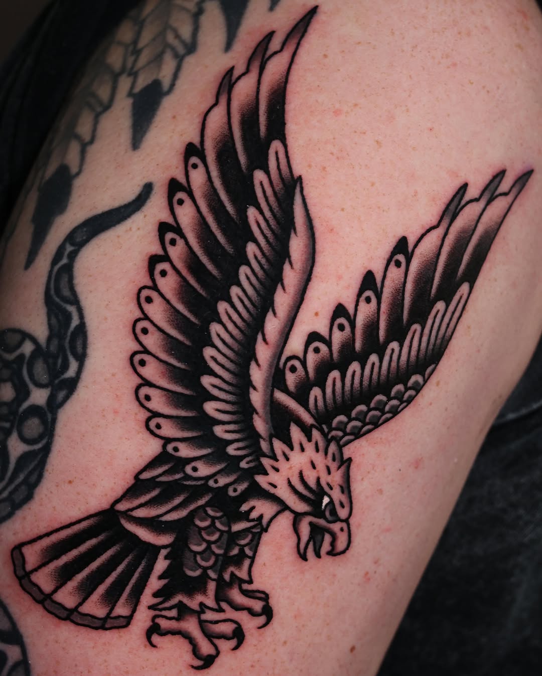 Tattoo by @novavaughntattoo — american_traditional, black_and_grey