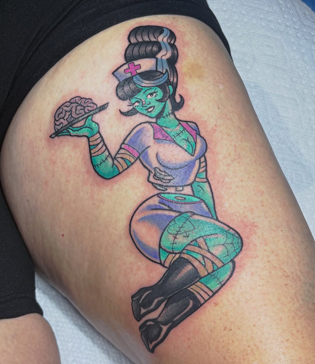 Tattoo by @hhaylayy — new_school, neo_traditional