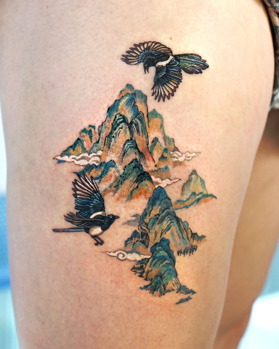 Tattoo by @1sle_tattoo — realism, japanese_irezumi