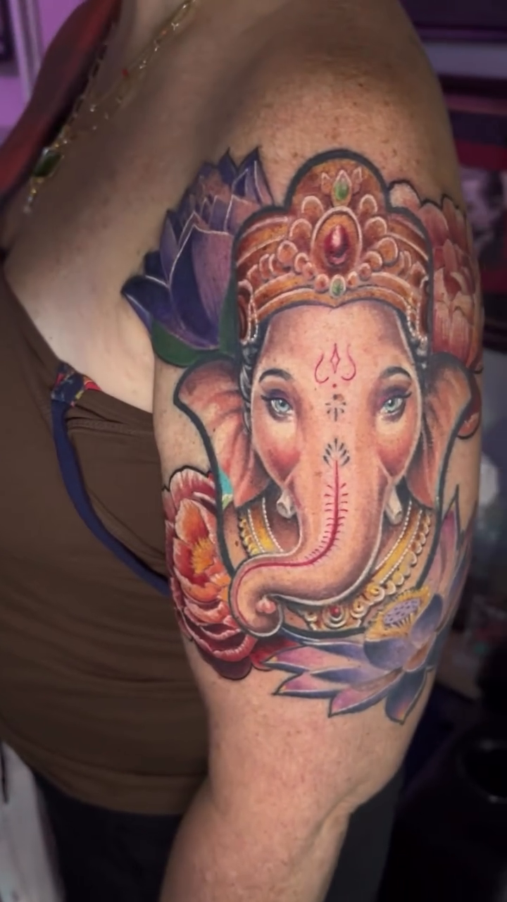 Tattoo by @davehandlebarclarke — japanese_irezumi, neo_traditional