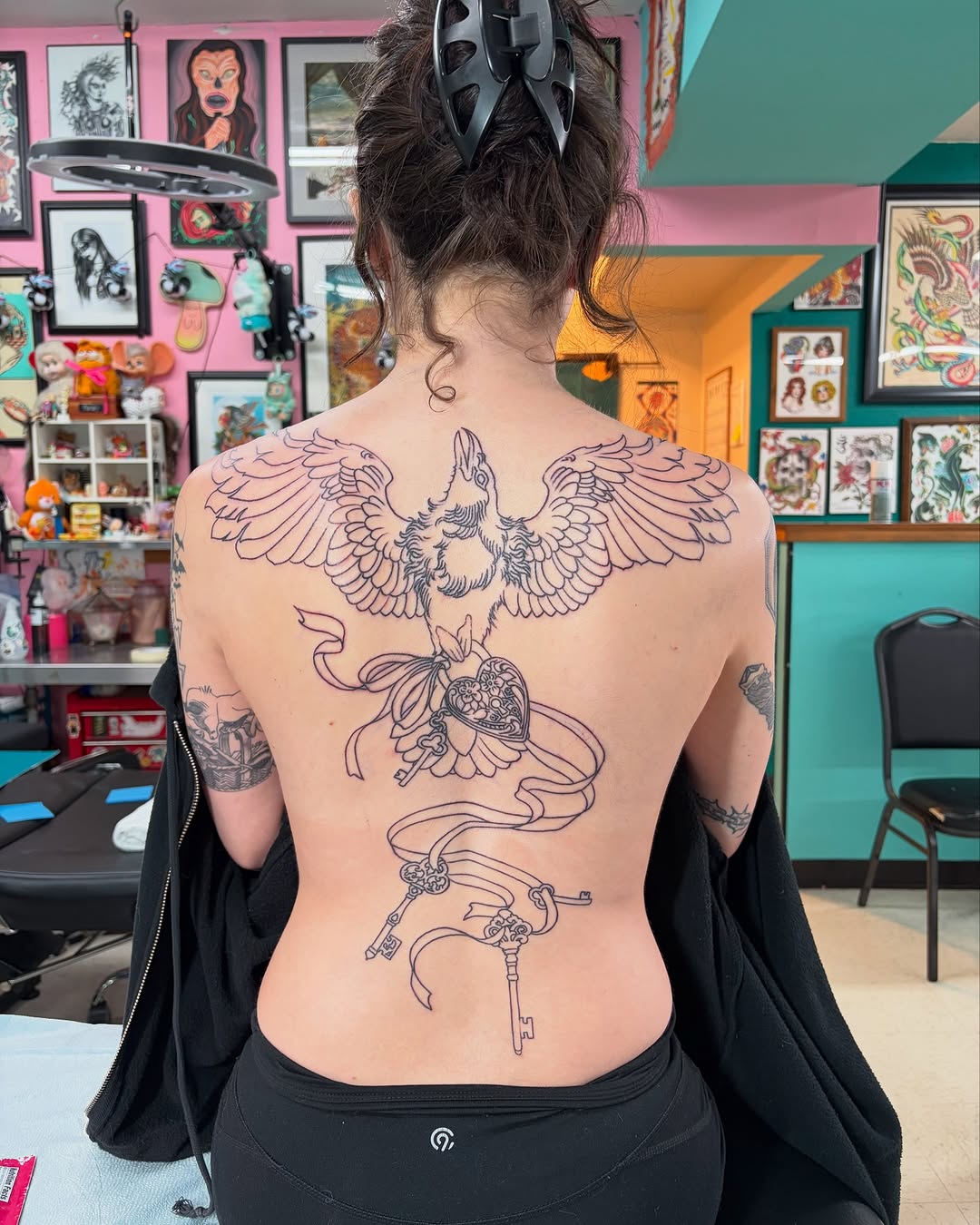 Tattoo by @ramsie_atc — illustrative, blackwork