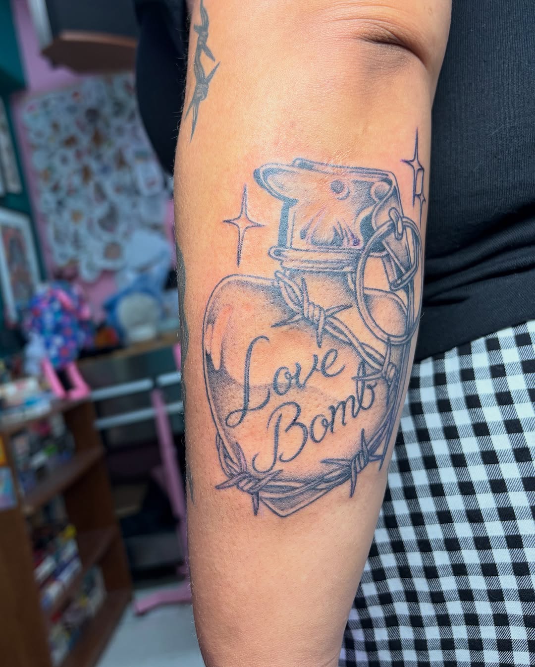 Tattoo by @ramsie_atc — illustrative, lettering_script