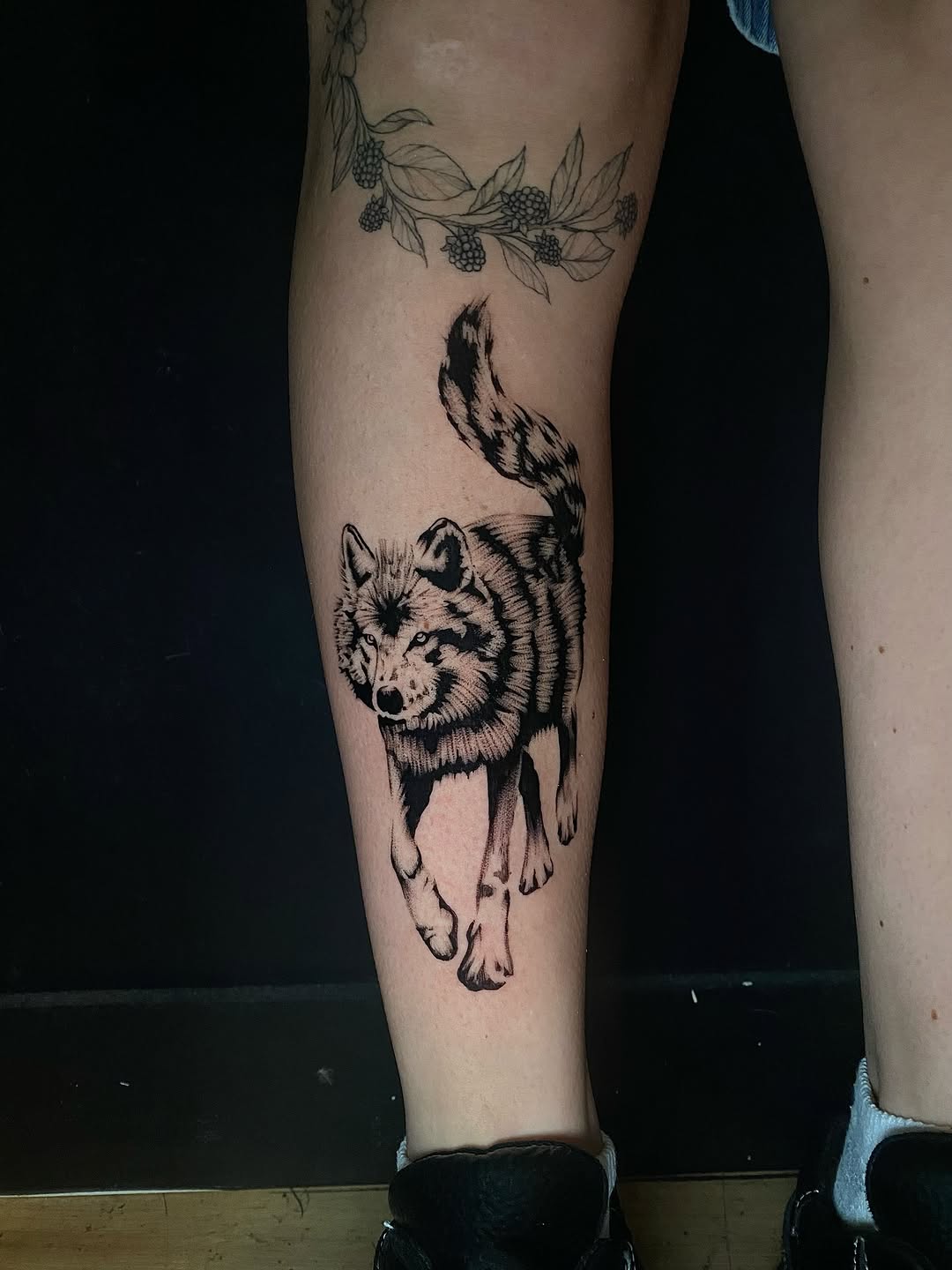 Tattoo by @cherryjaneink — black_and_grey, illustrative