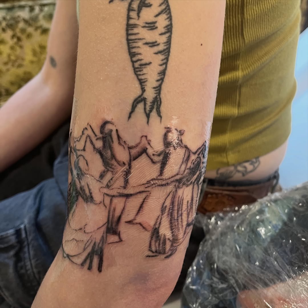 Tattoo by @creaturenomad — sketch