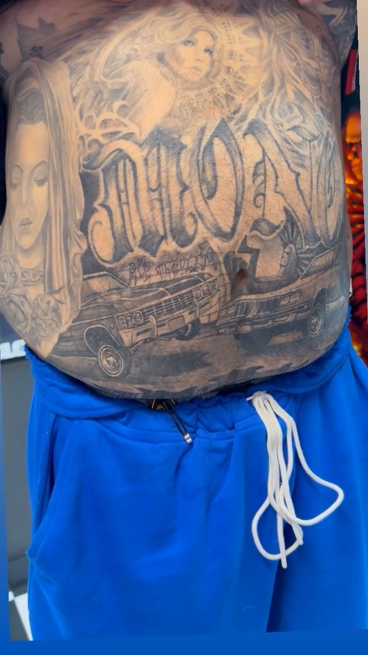 Tattoo by @inkandpaint551 — chicano, black_and_grey