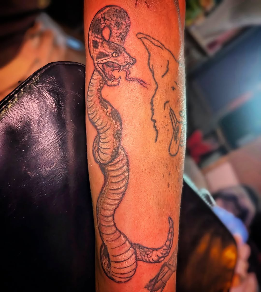 Tattoo by @sarah.pi.tattoo — black_and_grey, realism