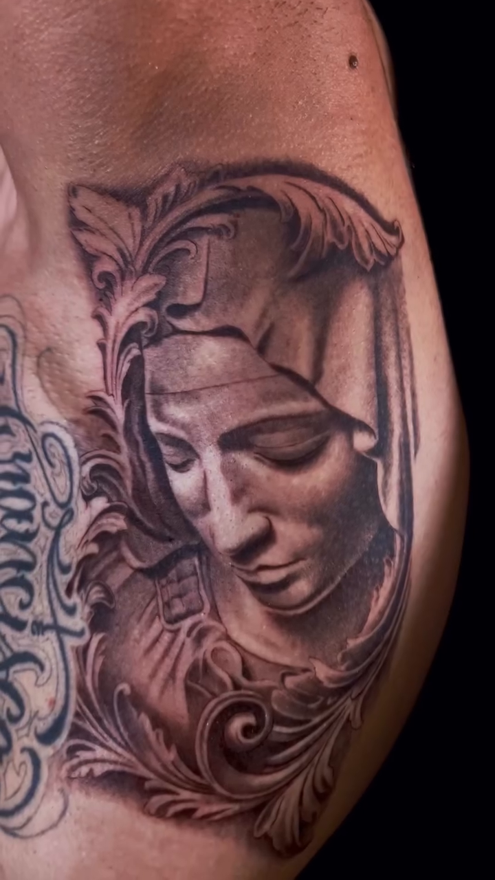 Tattoo by @carlos__macedo โ black_and_grey, realism