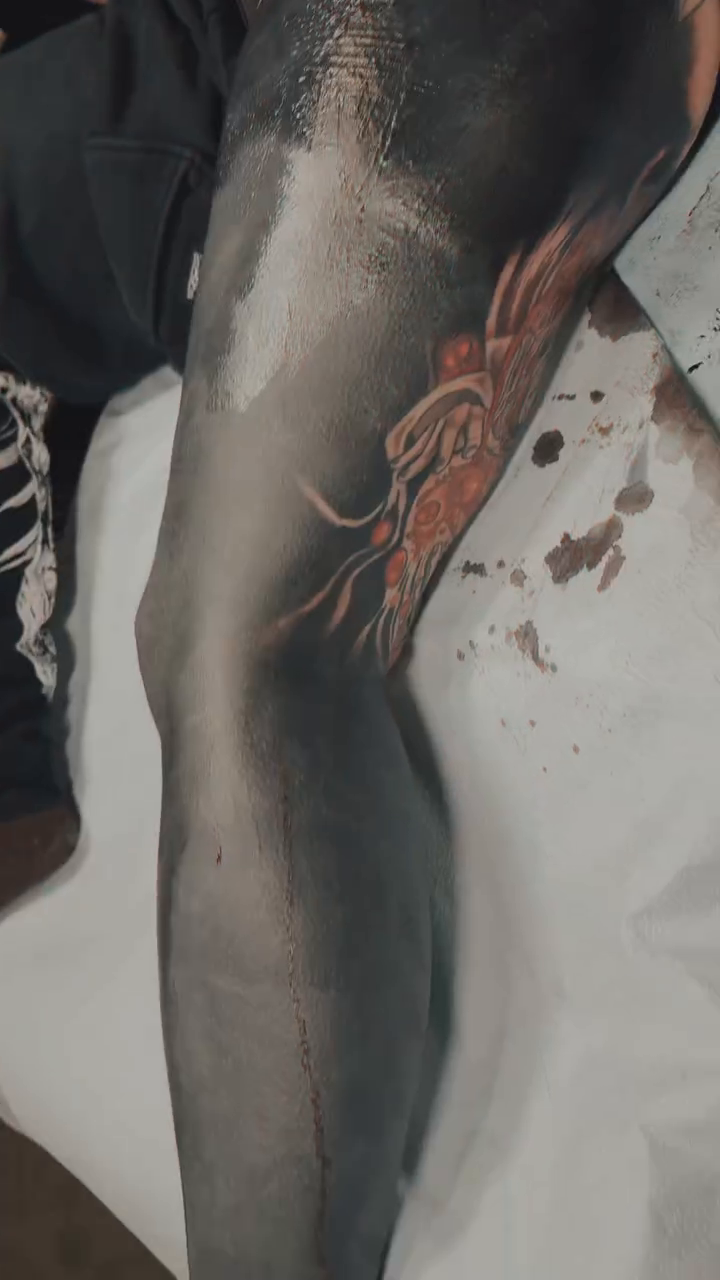 Tattoo by @scabberwocky — blackwork