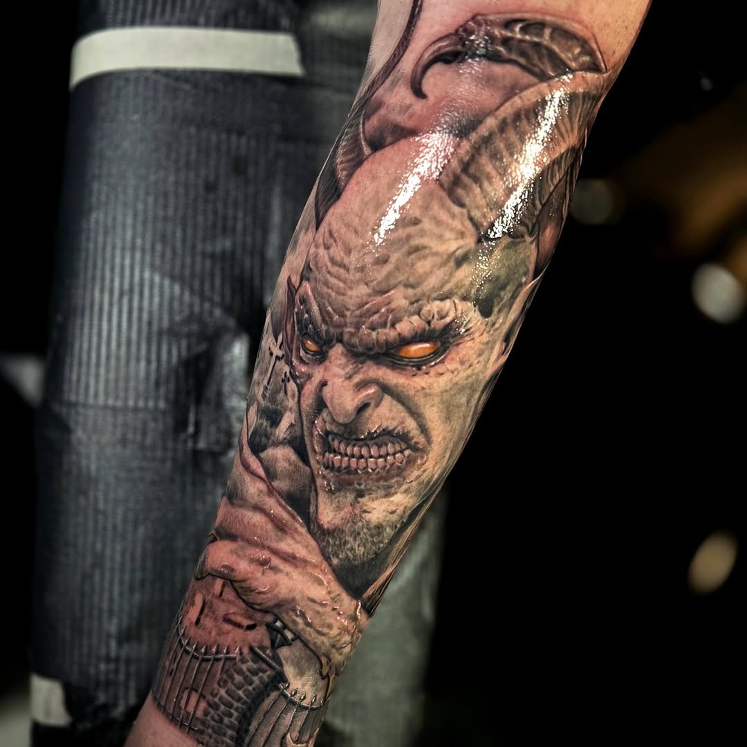 Tattoo by @tattoosbyjakegoss — realism, dark_realism