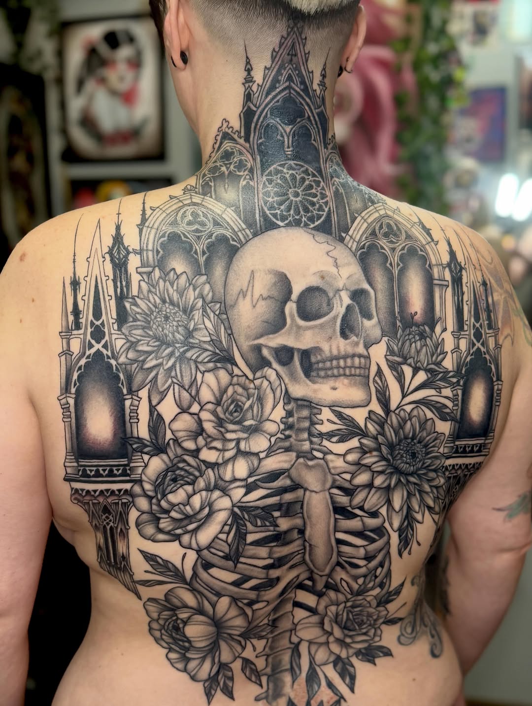 Tattoo by @sheebztatz β black_and_grey, dark_realism