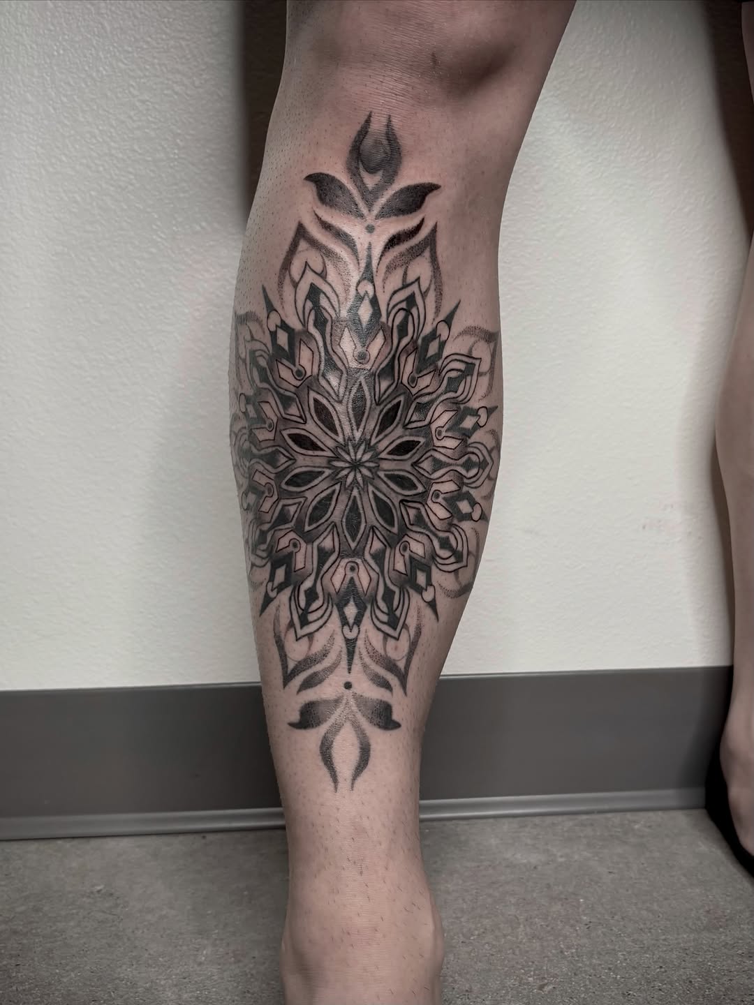 Tattoo by @love222tattoo — geometric, dotwork