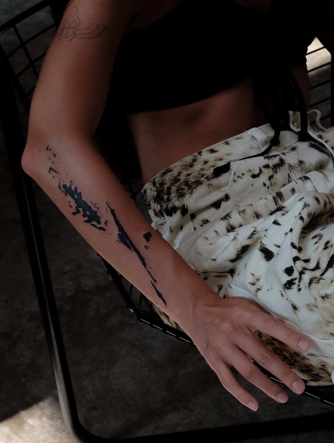 Tattoo by @tolstun.ink โ blackwork