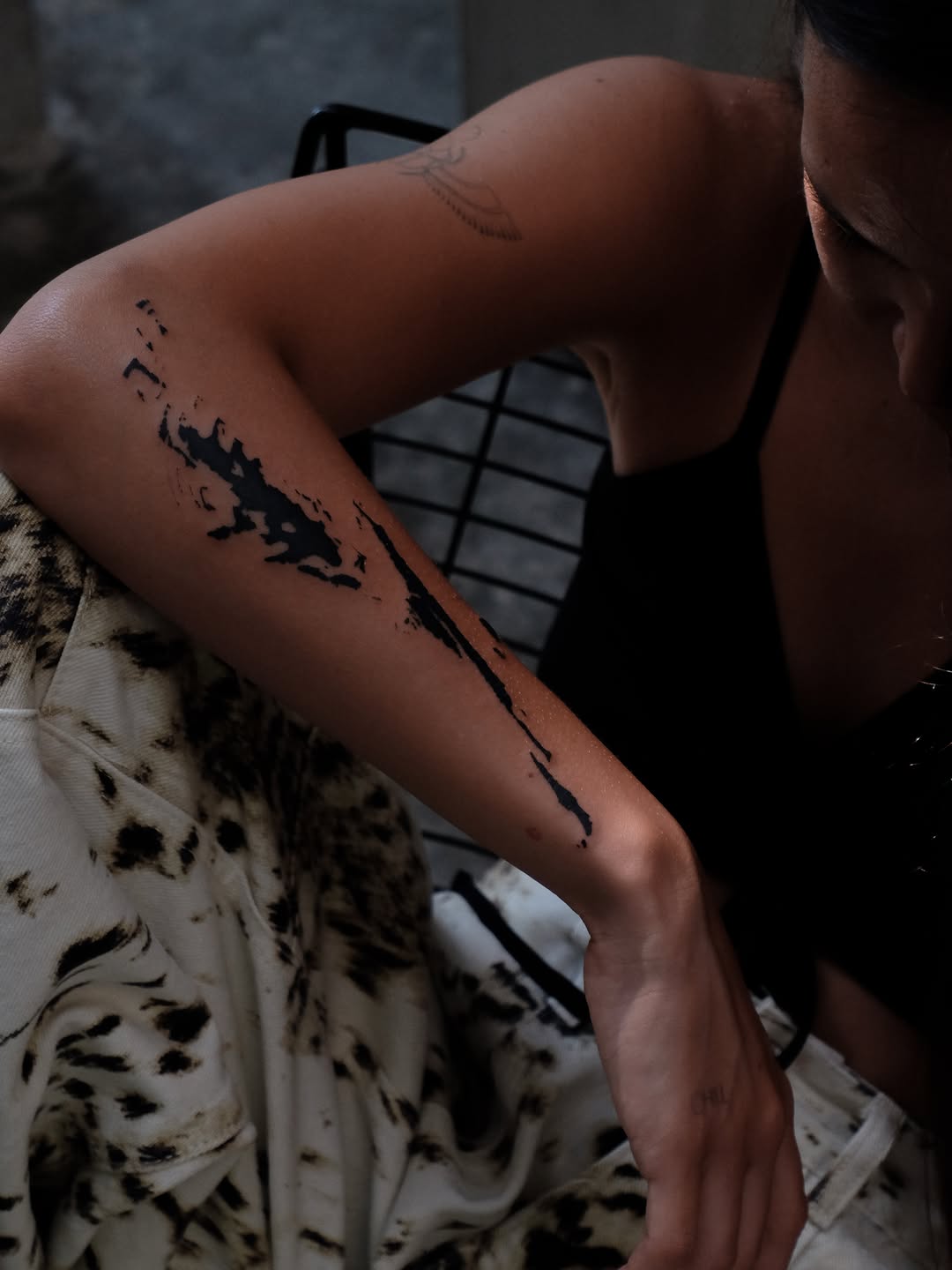 Tattoo by @tolstun.ink โ blackwork