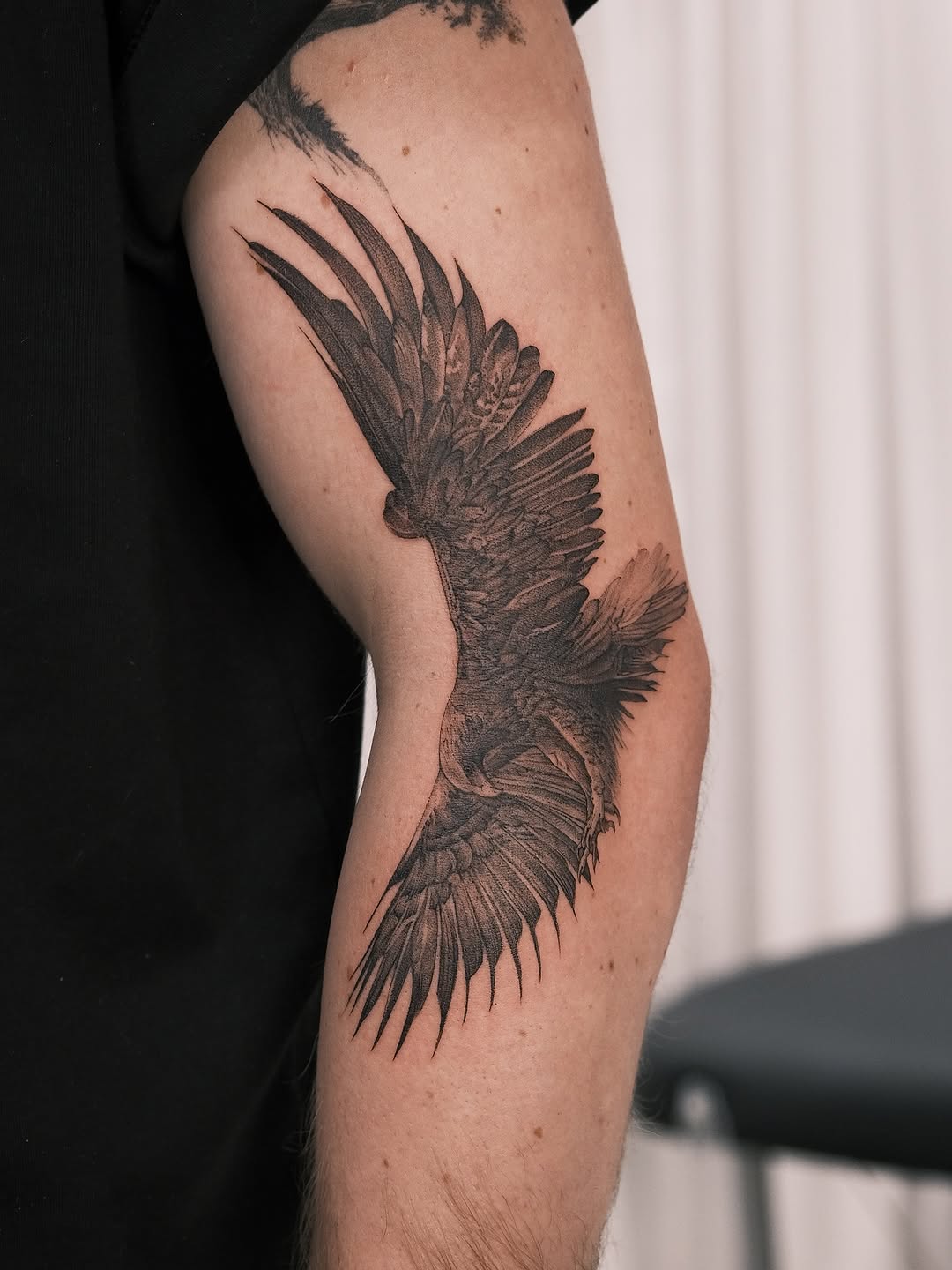 Tattoo by @choseung.ink — black_and_grey, realism