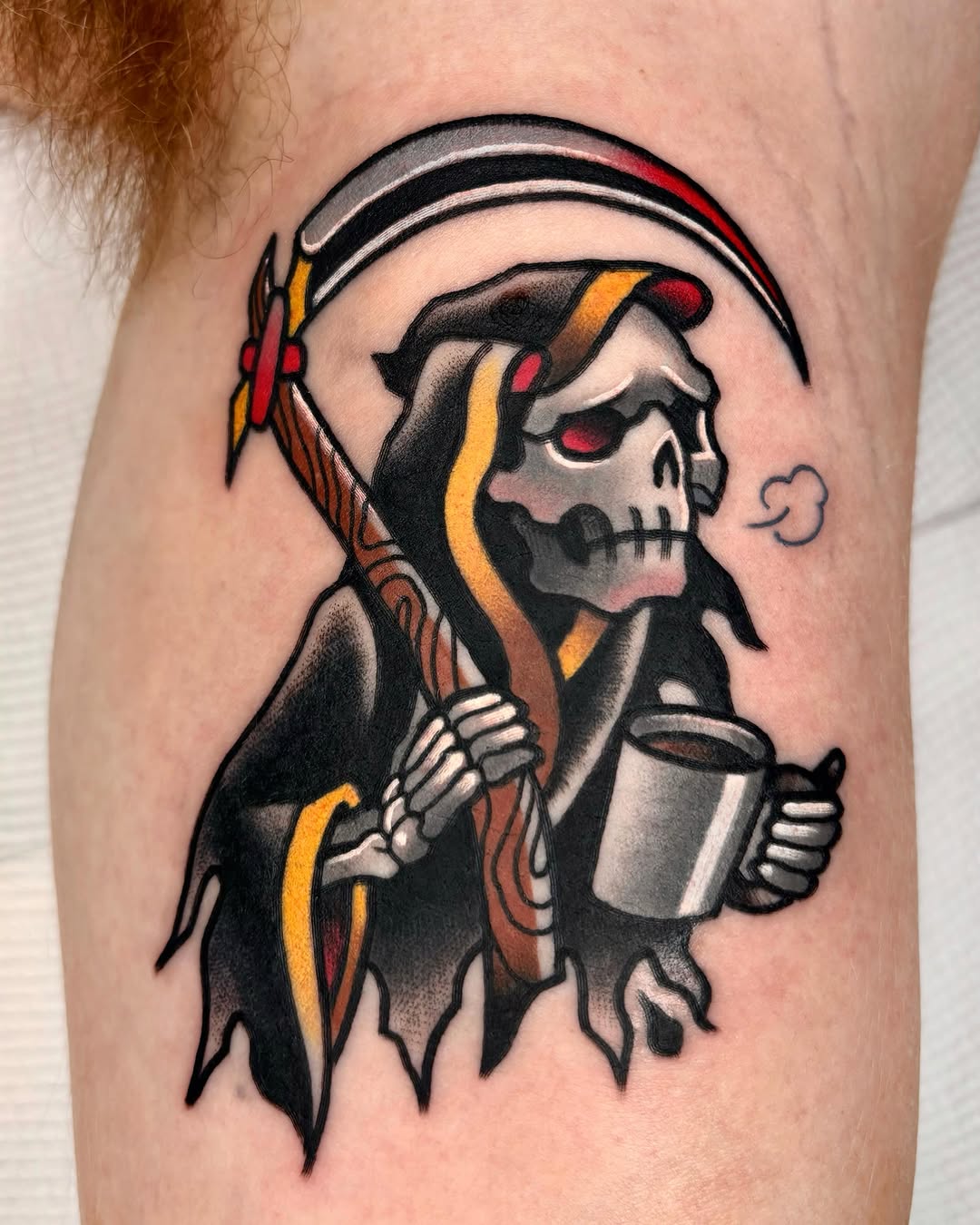 Tattoo by @ari_tattooer — american_traditional, illustrative