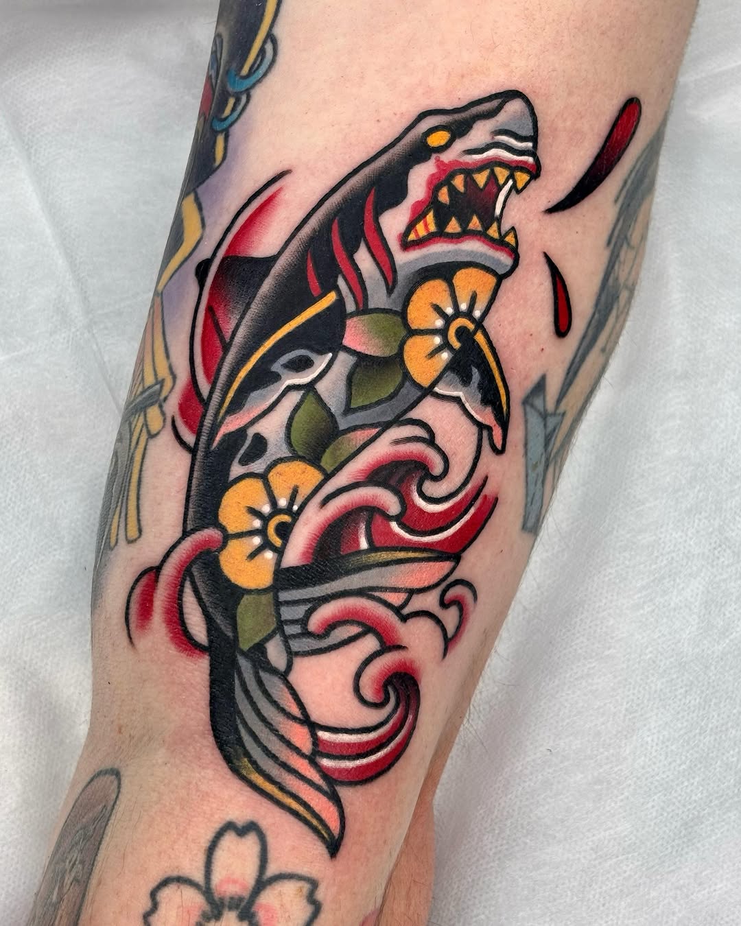 Tattoo by @ari_tattooer — american_traditional, illustrative