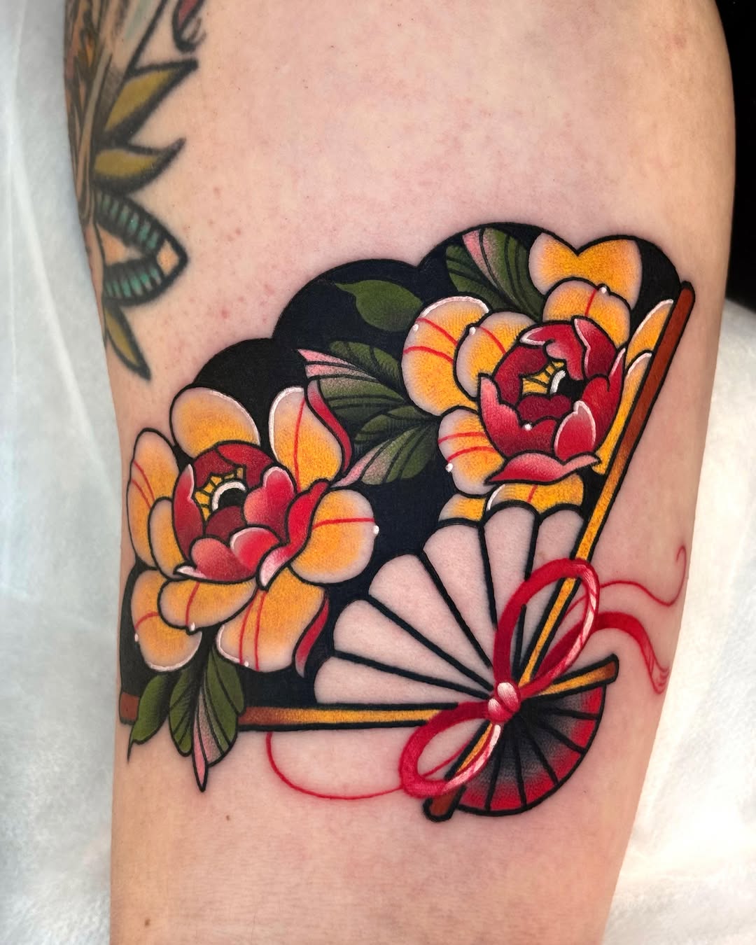 Tattoo by @ari_tattooer — american_traditional, japanese_irezumi