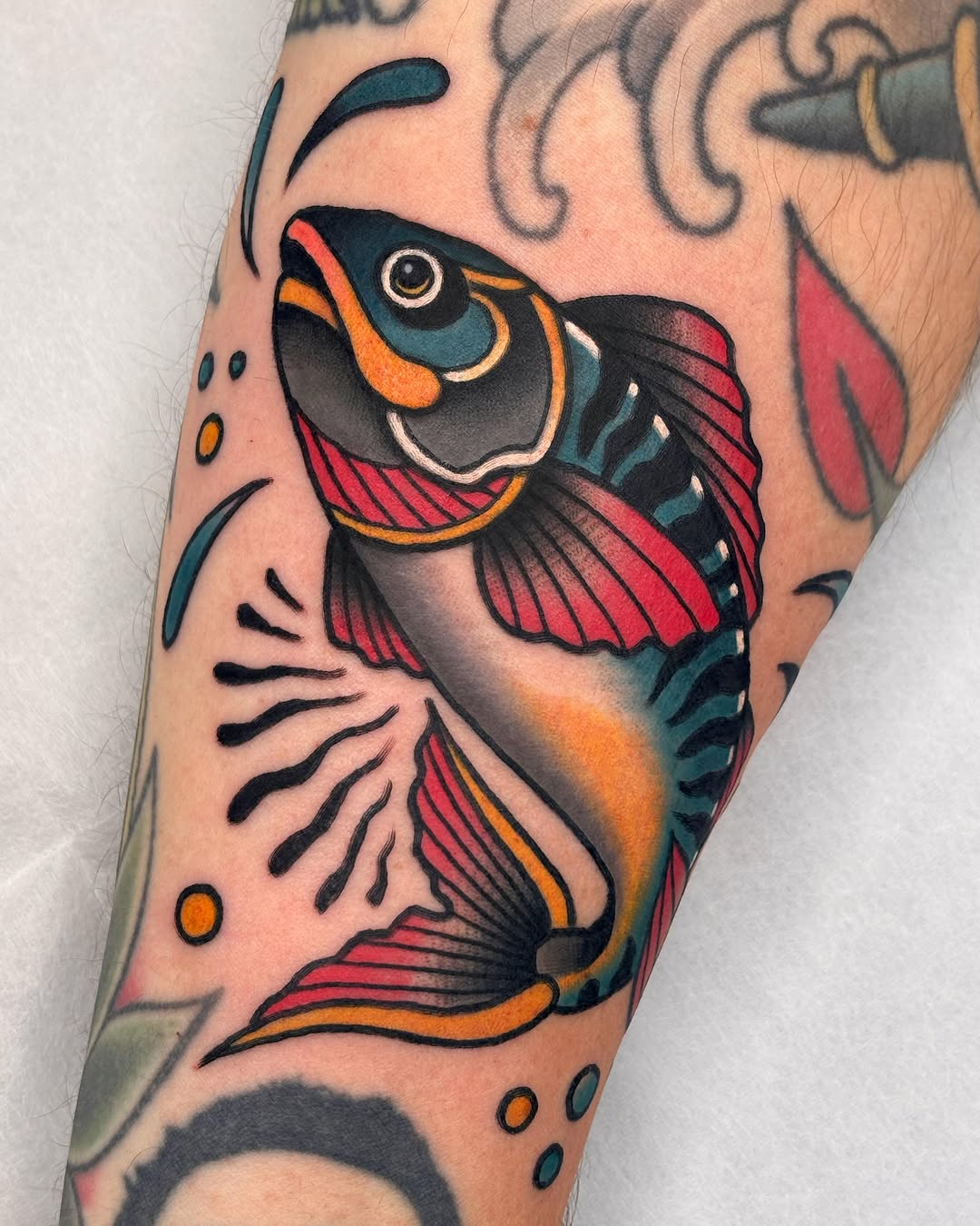 Tattoo by @ari_tattooer — american_traditional, illustrative