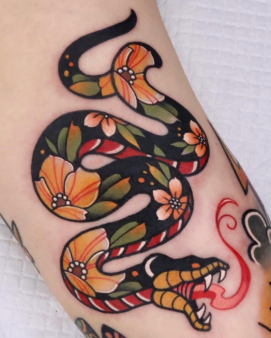 Tattoo by @ari_tattooer — american_traditional, illustrative